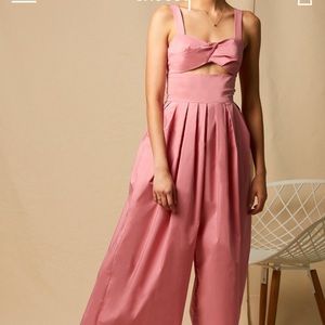 kiki jumpsuit red
